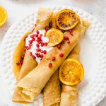 Orangen Crepes