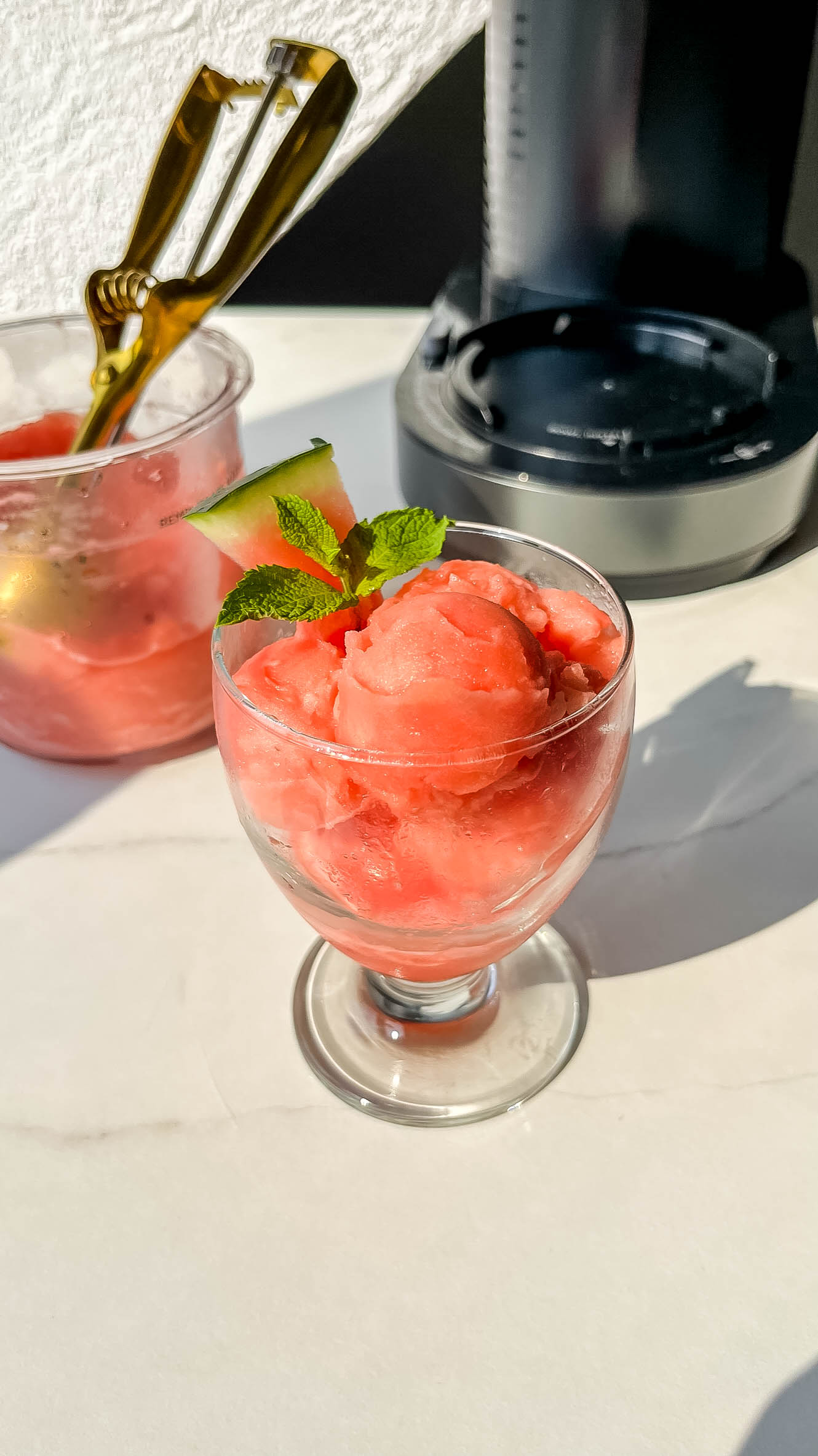 Wassermelone Eis Ohne Eismaschine